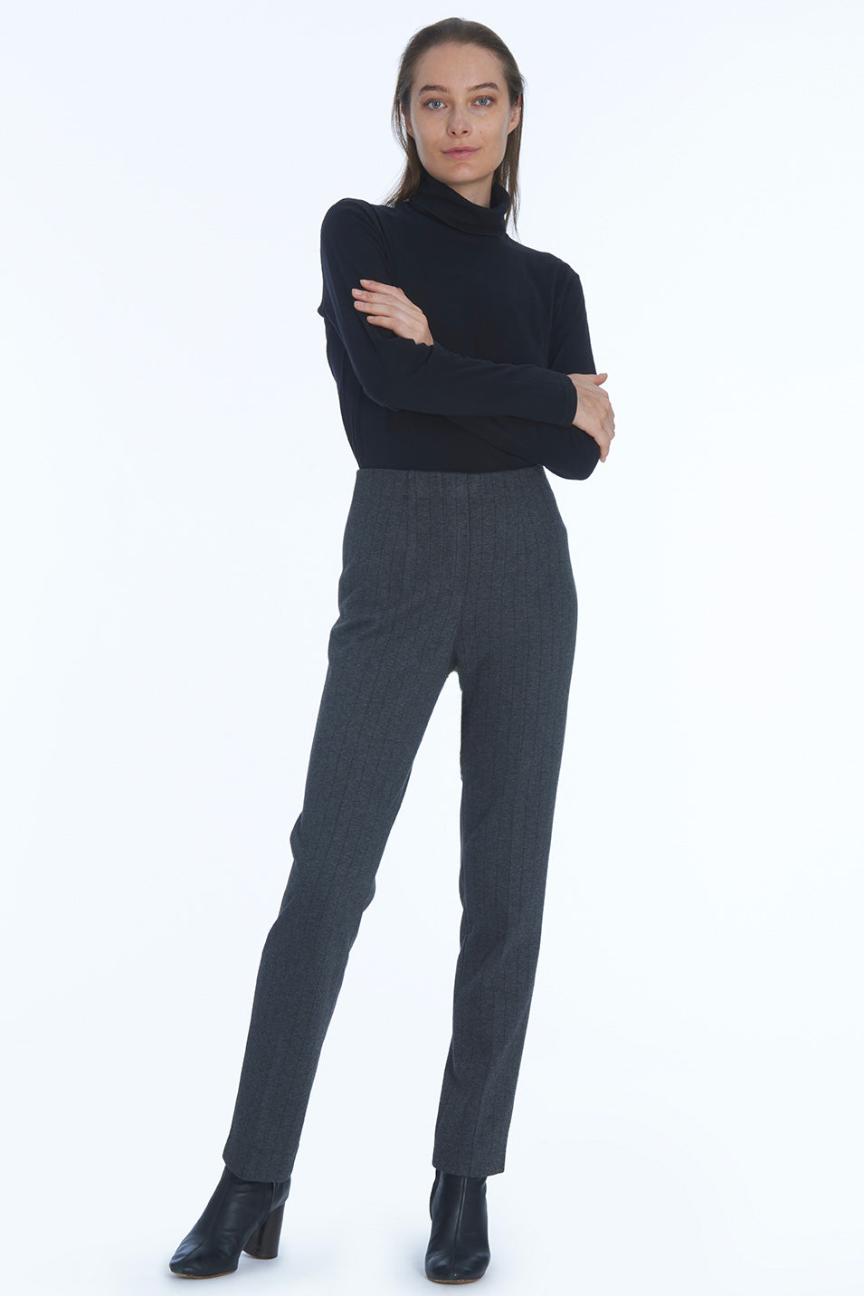 Pantalon LIZE Milano - Rayure tennis Noir