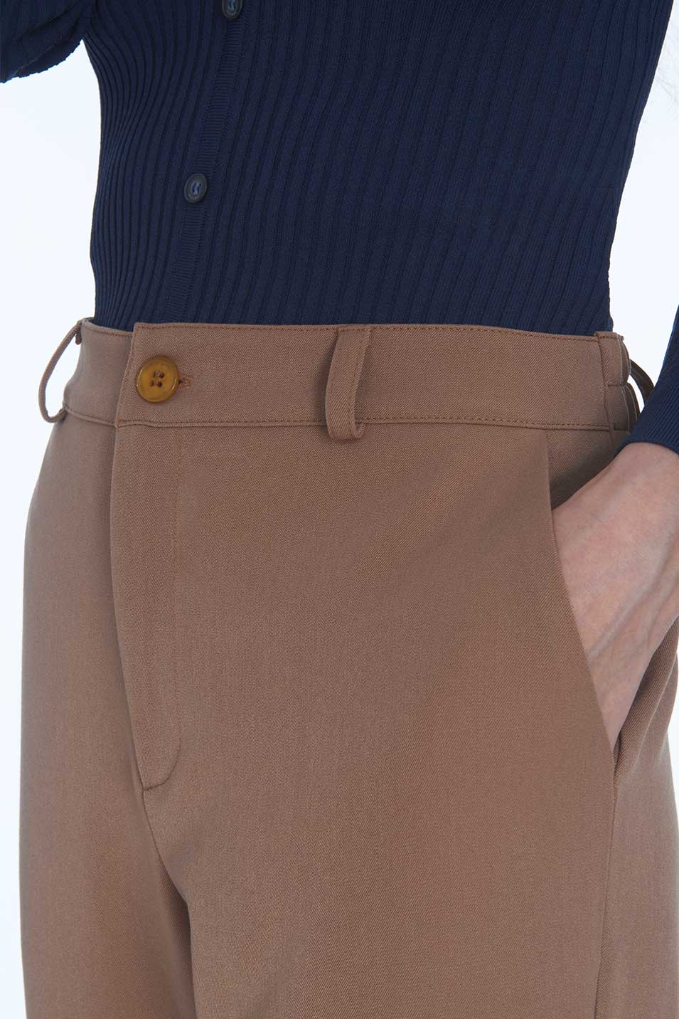Pantalon CITY - Camel