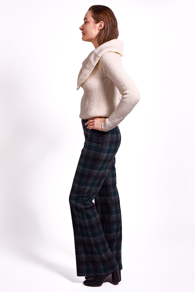 Pantalon ALF Milano - Carreaux vert