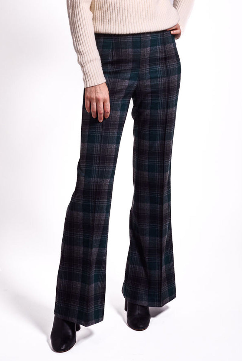 Pantalon ALF Milano - Carreaux vert