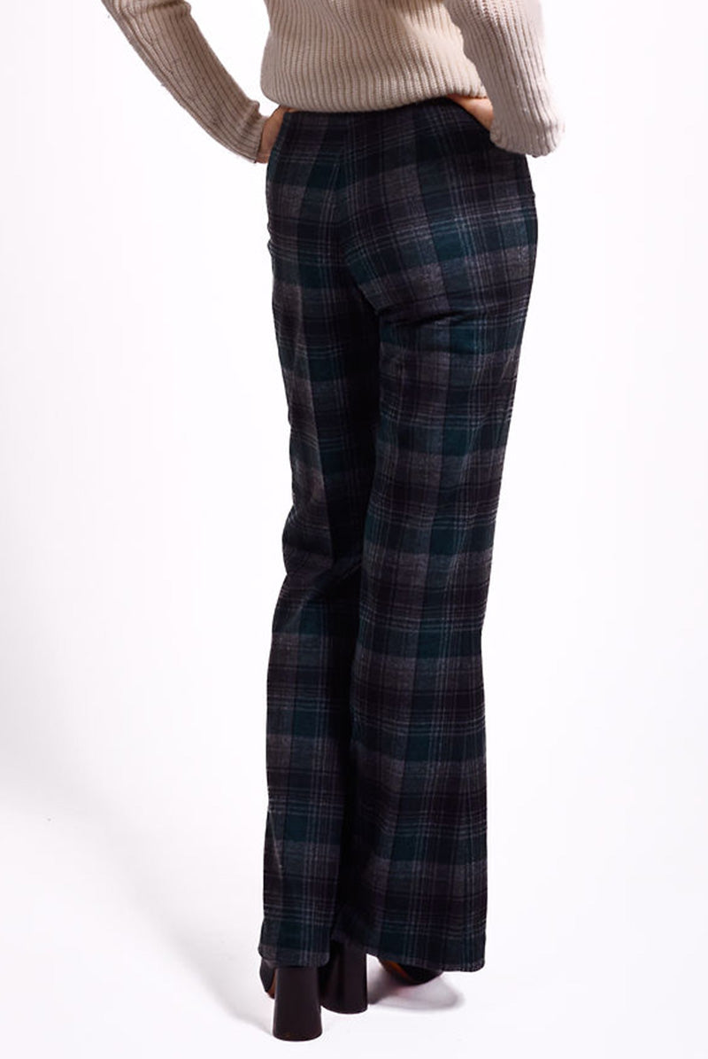 Pantalon ALF Milano - Carreaux vert