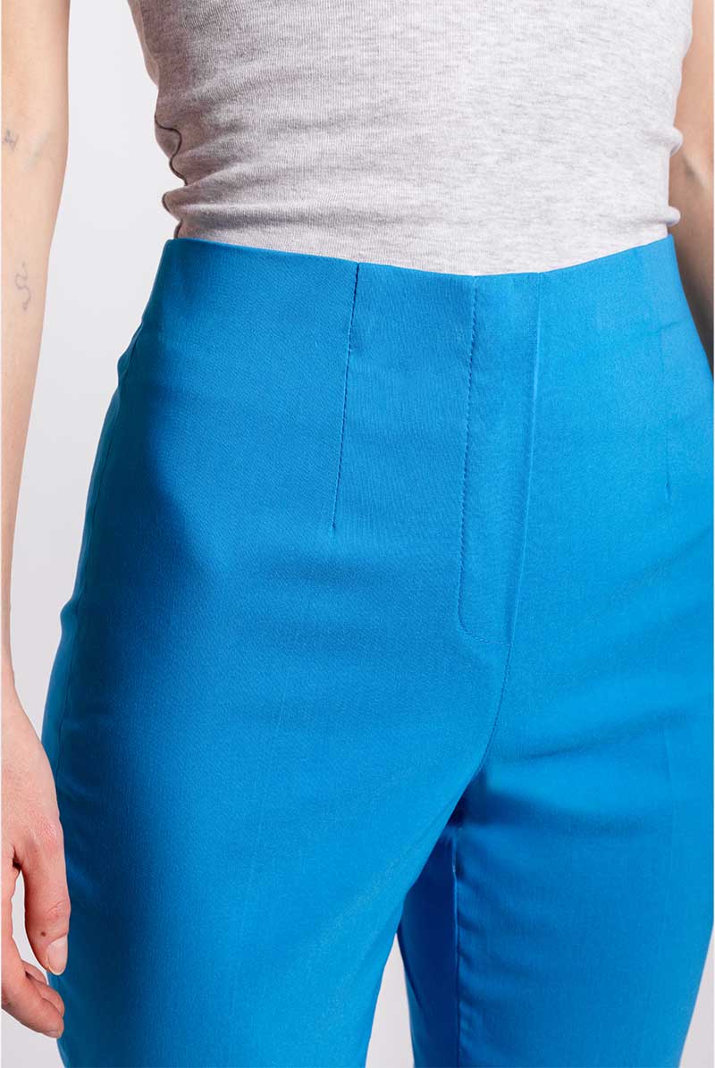 Pantalon LIZE Bengaline - Turquoise