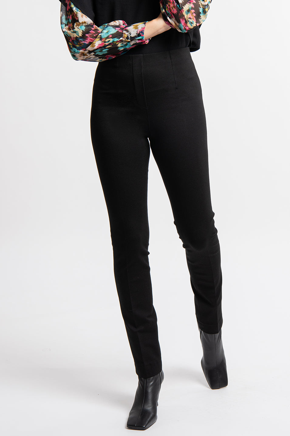 Pantalon noir taille haute élégant – coupe Lize Milano