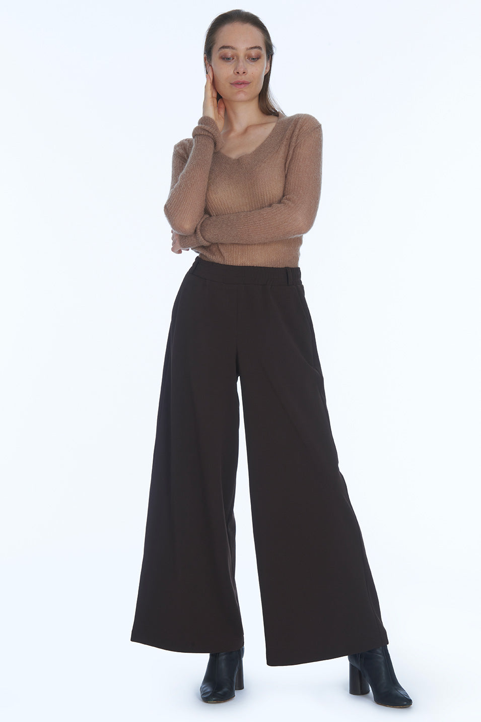 Jupe culotte VINCENNES - Chocolat